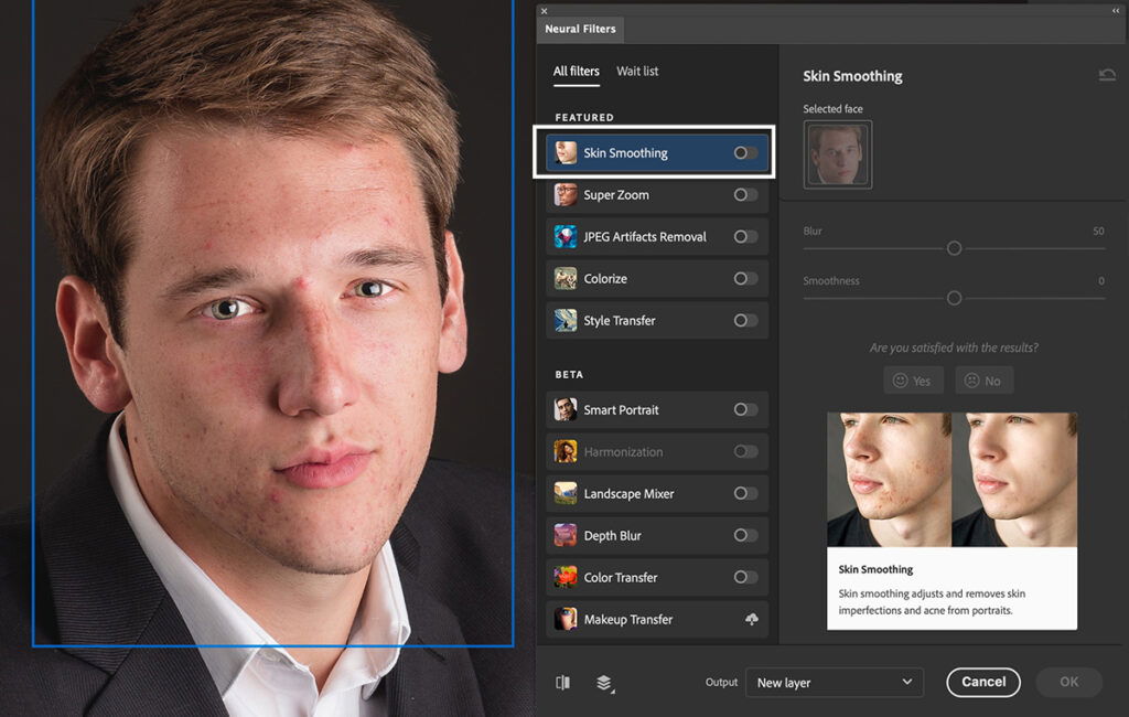 Photoshop nvidia neural artificiale intelligenza petapixel yapay filtros fotonerd revelam neuronales herramienta probamos photofocus hothardware How Designers Use Photoshop’s Neural Filters for Portrait Perfection