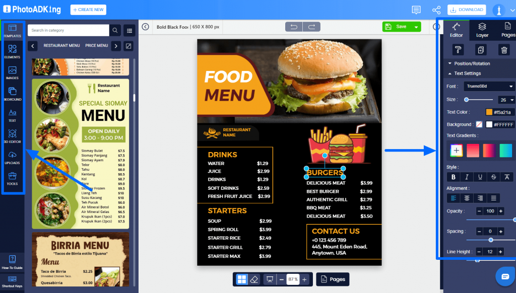 How to Design a Food Menu That Attracts Buyers Easily